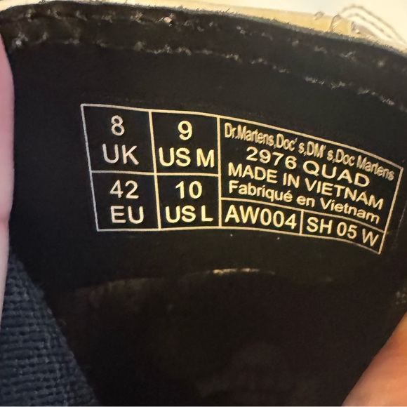 Dr. Martens, White, 2976 Platform Chelsea Boots, Worn 2x - Size 10 - Picture 7 of 7